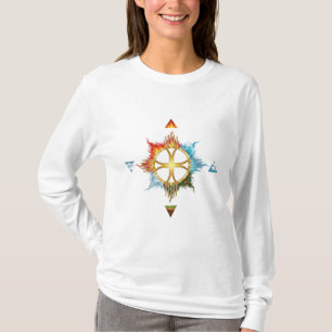 T-shirt Harmonie élémentaire : Symbole sacré de quatre élé