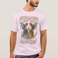 Harmonie Enchantée : Duo Fée Parmi Les Fleurs