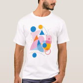 T-shirt Harmonie géométrique (Devant)