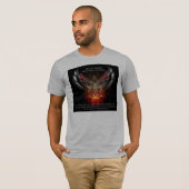 T-shirt harmonie-techno-tribal-Phoenix (Devant entier)