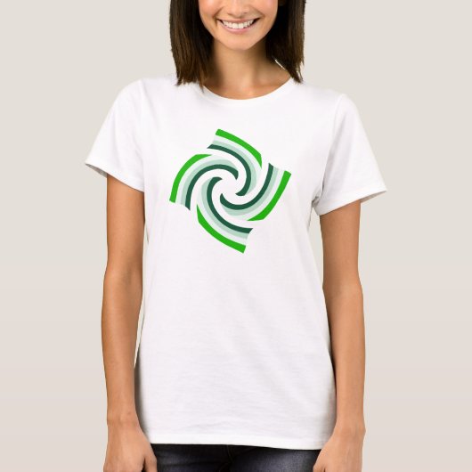 T-shirt Harmonie verte (Devant)