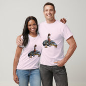 T-shirt Harmonie Whimsical : Girl Riding an Alligator (Unisexe)