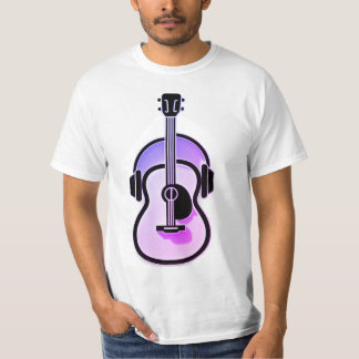 T-shirt Harmony Fusion : Guitare et casque