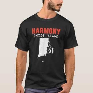 T-shirt Harmony Rhode Island USA State America Travel