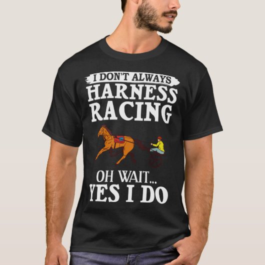 T-shirt Harnais Course Horse Course Course Course Racer Tr (Devant)
