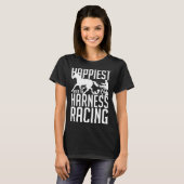 T-shirt Harnais Course Horse Course Course Course Racer Tr (Devant entier)