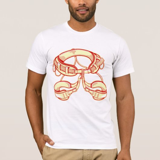 T-shirt Harnais escalade (Devant)