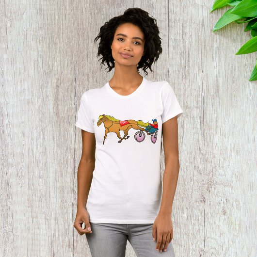 T-shirt Harness Racing Cheval et conducteur