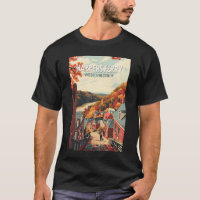 Harpers Ferry West Virginia Travel Art Vintage