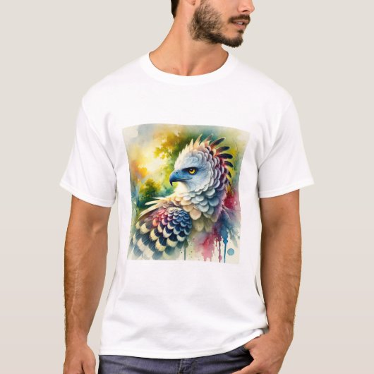 T-shirt Harpy Eagle 240824AREF108 - Watercolor (Devant)
