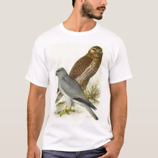 T-shirt Harrier de poule, femelle adulte et mâle