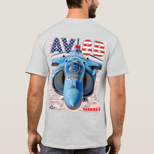 T-SHIRT HARRIER II AV-8B (Dos)