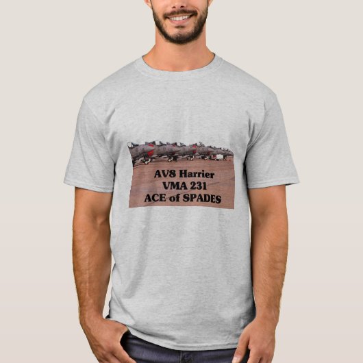 T-shirt Harriers de VMA 231 (Devant)