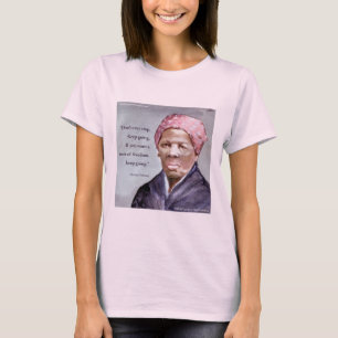 T-shirt Harriet Tubman & Citation Femmes