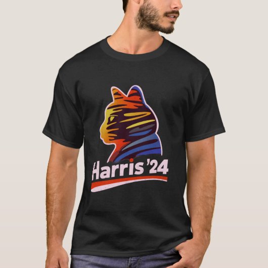 T-shirt Harris 2024 Kamala Cat Lady Enfant Cat Lady Pour (Devant)