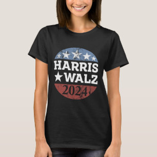 T-shirt Harris &amp ; Tim Walz Pour La Campagne Président 