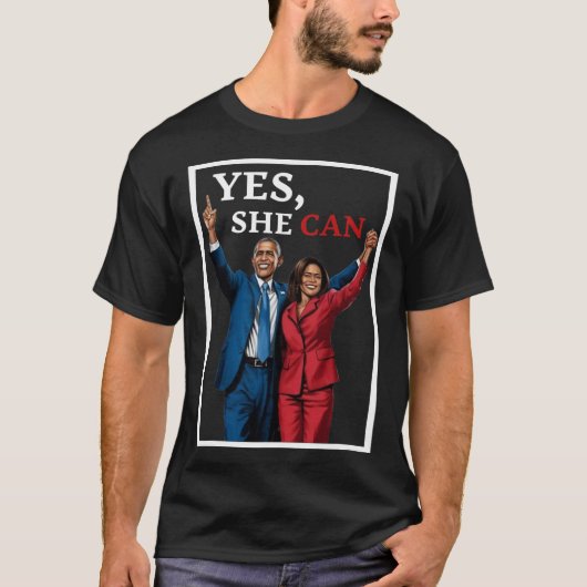 T-shirt Harris Et Barack Obama À L'Avant Des Élections De (Devant)