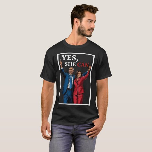 T-shirt Harris Et Barack Obama À L'Avant Des Élections De (Devant entier)