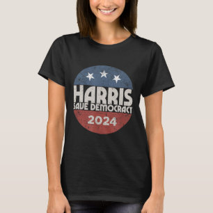 T-shirt Harris- Harris 2024 Us Flag Democratic President 1