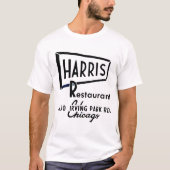 T-shirt Harris Restaurant, Chicago, Illinois (Devant)