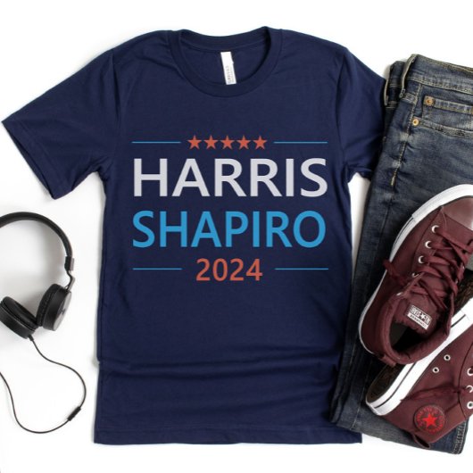 T-shirt Harris Shapiro 2024 Kamala Harris Democrat