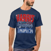 T-shirt Harris Shapiro 2024 Pour le peuple Drapeau américa (Devant)