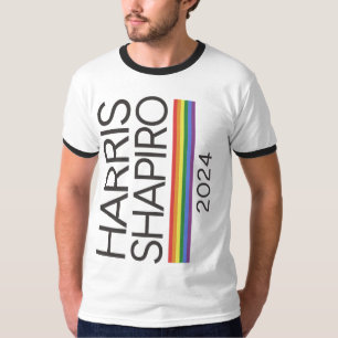 T-shirt Harris Shapiro 2024 Pride LGBTQ Kamala Harris