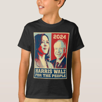 T-shirt Harris W 2024 Pour Les Démocrates Du Peuple Vote K