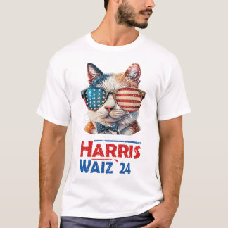 T-shirt Harris Waltz 2024 Election Shirt Cat Ladies Kamala