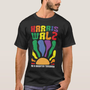 T-shirt Harris Waltz pour un avenir meilleur Kamala LGBT