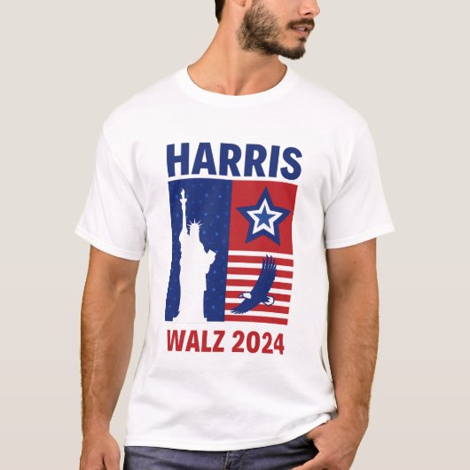 T-shirt Harris Walz 2024 (Devant)