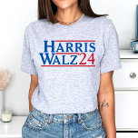 T-shirt Harris Walz 2024<br><div class="desc">Ce t-shirt de style rétro est parfait pour montrer votre soutien!</div>