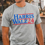 T-shirt Harris Walz 2024<br><div class="desc">Ce t-shirt de style rétro est parfait pour montrer votre soutien!</div>