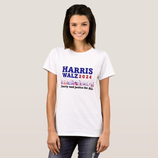 T-shirt Harris Walz 2024 (Devant entier)