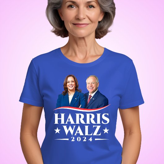 T-shirt Harris Walz 2024 campagne de photo électorale