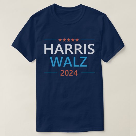T-shirt Harris Walz 2024 pour le président (Design devant)