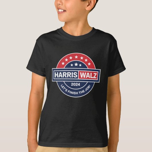 T-shirt Harris Walz 24 Kamala Harris Madame la Présidente (Devant)