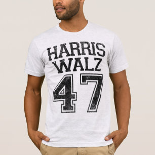 T-shirt Harris Walz 47e président Vintage