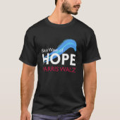 T-shirt Harris Walz Blue Wave of Hope (Devant)