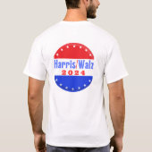 T-shirt Harris Walz Élection du Parti Démocrate 2024 (Dos)
