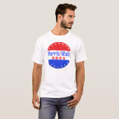 T-shirt Harris Walz Élection du Parti Démocrate 2024 (Devant entier)