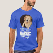 T-shirt Harris/Walz Goldens for Goodness tee (Devant)