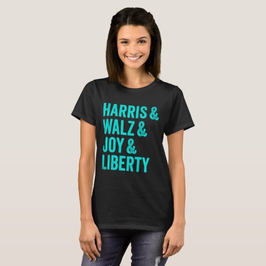 T-shirt Harris Wheimer Joy Liberty - Harris Waltz 2024 Ret (Devant entier)