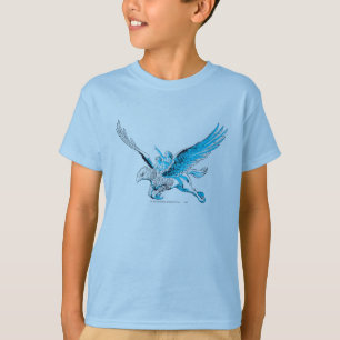 T-shirt Harry et Hermione sur un Hippogriff