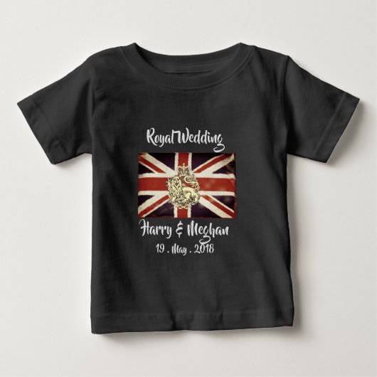 T-shirt Harry & Meghan Mariage royal Maternité (Devant)