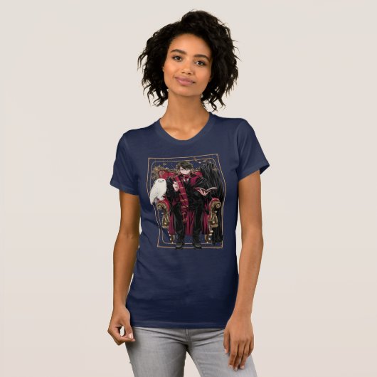 T-shirt HARRY POTTER™ | Anime HARRY POTTER™ assis (Devant entier)
