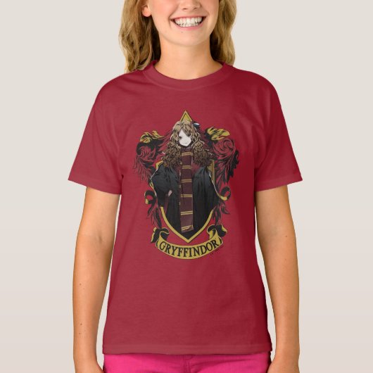 T-shirt HARRY POTTER™ | Anime Hermione House Crest (Devant)