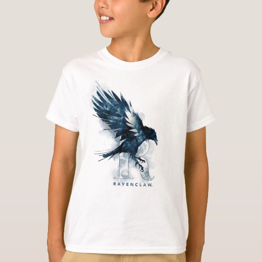 T-shirt Harry Potter | Aquarelle RAVENCLAW™ Raven (Devant)