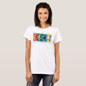 T-shirt Harry Potter | Armoiries de la maison HOGWARTS™ (Devant entier)