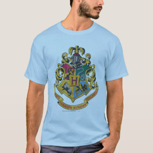 T-shirt Harry Potter   Armoiries de Poudlard - Couleurs co
